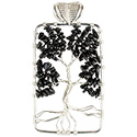 Silver Rectangle Tree of Life Necklace