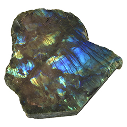 Labradorite Mineral Specimen, Large - Polished 1-Side