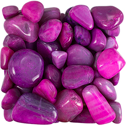 Agate Tumbled Stone - Pink