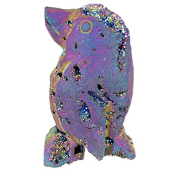 Aura Druzy Penguin