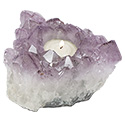 Amethyst Candle Holder - Medium