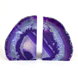 Agate Bookends