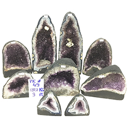 Amethyst Crate #302, 9pcs, Dark Purple $11.75/lb <br /><Font color="#ff0000;"> ON SALE!</Font>