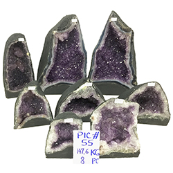 Amethyst Crate #325, 8pcs, Dark Purple $11.75/lb <br /><Font color="#ff0000;"> ON SALE!</Font>