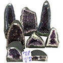 Amethyst Crate #328, 8pcs. Dark Purple $11.75/lb <br /><Font color=