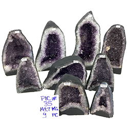 Amethyst Crate #329, 9pcs, Medium Purple $10.25/lb <br /><Font color="#ff0000;"> ON SALE!</Font>