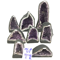 Amethyst Crate #332D, 8pcs, Dark Purple, $11.75/lb <br /><Font color="#ff0000;"> ON SALE!</Font>