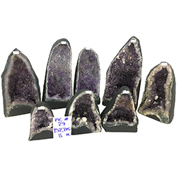 Amethyst Crate #336, 8pcs, Medium Purple $10.25/lb <br /><Font color="#ff0000;"> ON SALE!</Font>