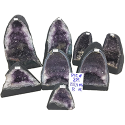 Amethyst Crate #342, 8pcs, Medium Purple $10.25/lb <br /><Font color="#ff0000;"> ON SALE!</Font>