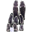 Amethyst Crate #354, 8pcs, Dark Purple, $11.75/lb <br /><Font color=