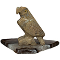 Carved Stone Eagle on Base