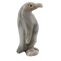 Carved Stone Penguin