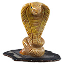 Large Carved Stone Cobra