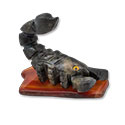 Carved Stone Scorpion on Base