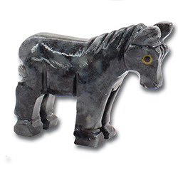 Carved Stone Donkey