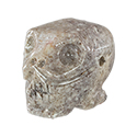 Carved Stone Skull