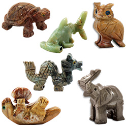 Carved Stone Animal Assortment