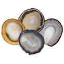 Agate Coasters - Natural