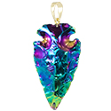 Aura Arrowhead Necklace - Gold