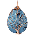 Aura Teardrop, Wire Tree - Cord