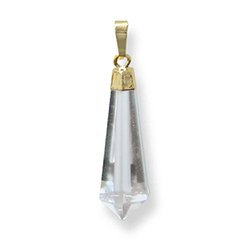 Quartz Polished Point Necklace