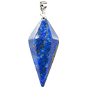 Gemstone Pendulum Necklace - Silver