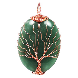 Wire Tree on Oval Stone