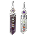 Capped Chakra w/ Sphere Necklace