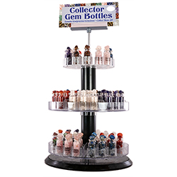 Rotating Gemstone Bottle Display Package