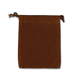 Brown Felt Bag - 3x4