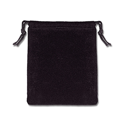 Black Felt Bag - 3x4