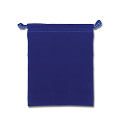 Blue Felt Bag - 3x4