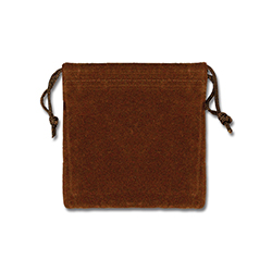 Brown Felt Bag - 3x3