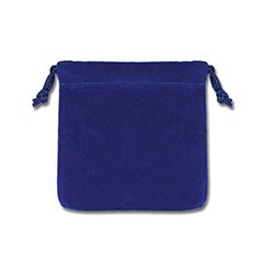 Blue Felt Bag - 3x3