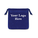 Blue Felt Bag - 3x3 - Custom