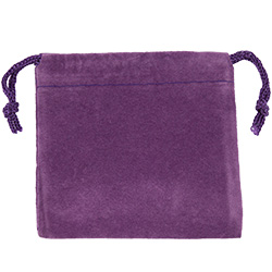 Purple Felt Bag - 3x3