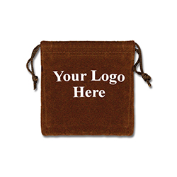 Brown Felt Bag - 3x3 - Custom