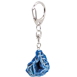 Geode Half Key Chain