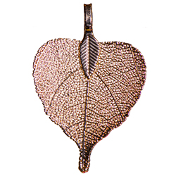 Heart Leaf Asst. Colors Necklace - Gold