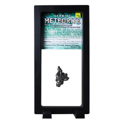 25 gram Meteorite Mounted in a Floating Display