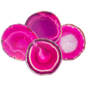 Agate Coasters - Pink