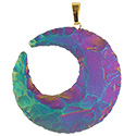 Aura Moon Necklace - Gold