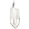 Natural Quartz Wire Wrap Necklace