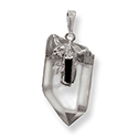 Crystal Point with Tourmaline Necklace