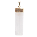 Selenite Necklace - Gold