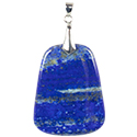 Lapis Freeform Necklace - Silver