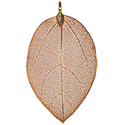 Leaf Assorted Colors Necklace - Gold