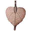 Heart Leaf Asst. Colors Necklace - Gold