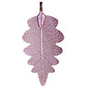 Fancy Leaf Asst. Colors Necklace - Silver