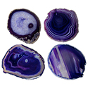 #3 Thin Agate Slice - Purple